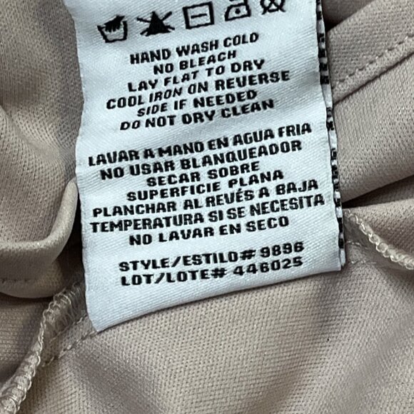 R & M Richards Dress 14 Blush Mauve Lace Sequin Overlay Maxi Gown‎ Fairy Event - Picture 10 of 11